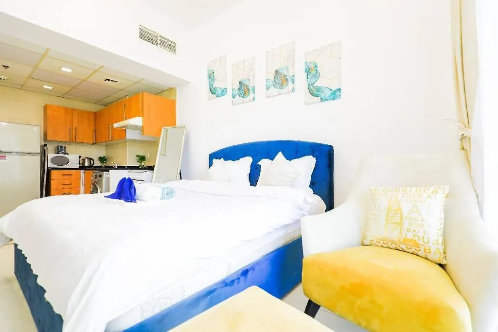 公寓 Elegant Studio With Marina View 迪拜 阿拉伯联合酋长国